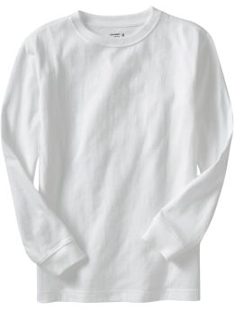 Boys Long-Sleeved Basic Tees