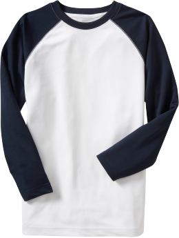 Boys: Boys Mesh Baseball Tees - Bright White