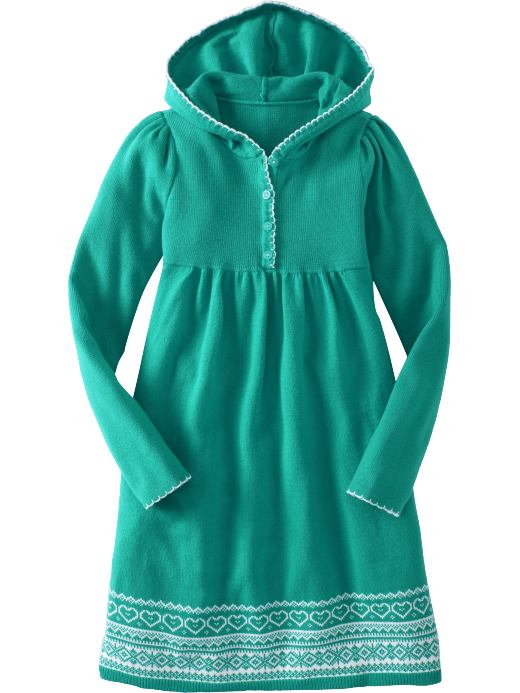 Old Navy Girls Hooded Sweater Dresses