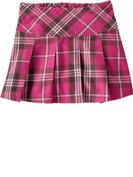 Girls: Girls Pleated Skirt & Short Sets - Blink Pink