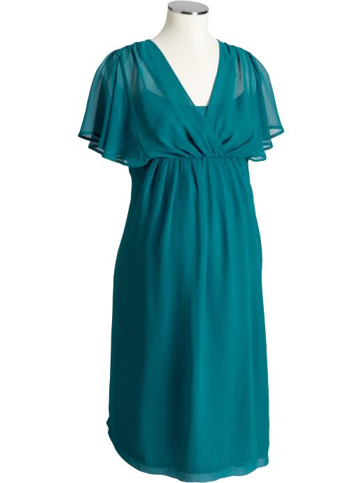 Maternity: Maternity Chiffon Cross-Front Dresses - Lake Victoria
