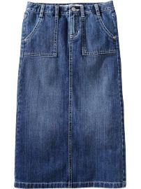 Girls Long Denim Skirts