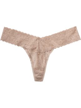 Women: Women's Lace Thongs - Frappe