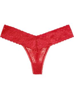 Women: Women's Lace Thongs - Red Head