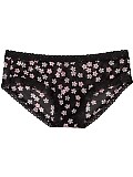 Women's Mesh Hipster Underwear - Pink Floral Women's Mesh Hipster Underwear - Pink Floral