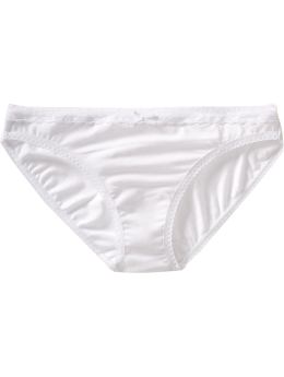 Women's Lace-Trim Bikini Underwear