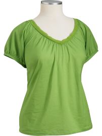 Women's Plus Crochet-V-Neck Tops