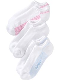 Girls Mesh Athletic Sock 3-Packs