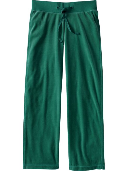 Old Navy Womens Peacock Blue Active Velour Pants
