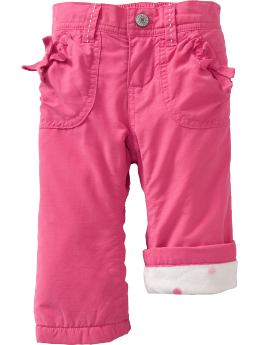 Baby Girls: Micro Performance Fleece-Lined Pants for Baby - Aphrodite Pink