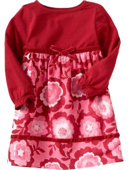 Baby Girls: Floral-Print Dresses for Baby - Aphrodite Pink