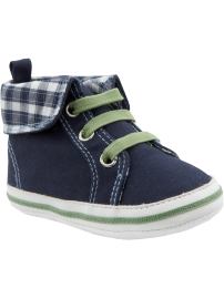 Old Navy Canvas Fold-Over High Tops for Baby