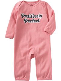 Humor-Graphic One-Pieces for Baby