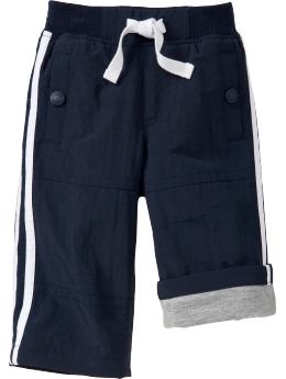 Jersey-Lined Track Pants for Baby