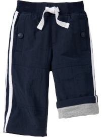 Jersey-Lined Track Pants for Baby