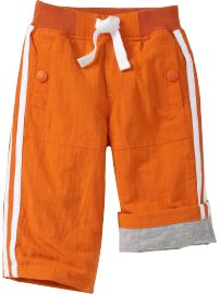 Jersey-Lined Track Pants for Baby