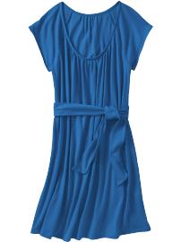 Women's Tie-Front Flutter-Sleeve Dresses