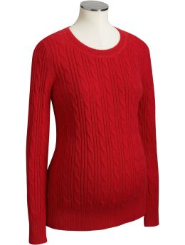 Maternity Softest Cable-Knit Sweaters