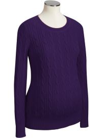 Maternity Softest Cable-Knit Sweaters