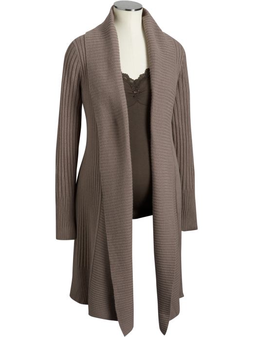Old Navy Maternity Shawl-Collar Cardi Coat