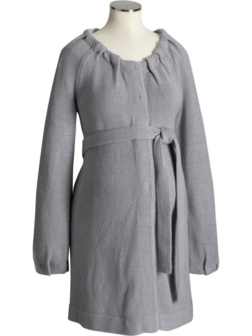 Old Navy Maternity Pleated-Collar Sweater Coats
