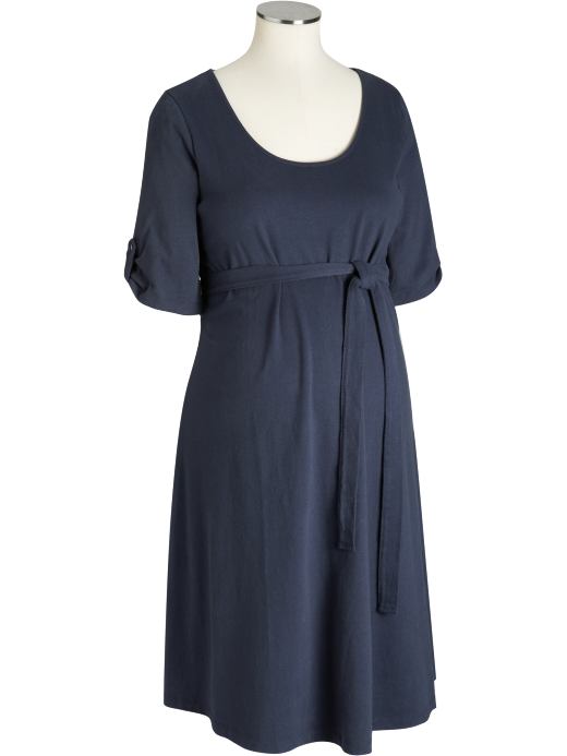 Old Navy Maternity Tab-Sleeve Tie-Belt Dresses