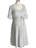Maternity Tab-Sleeve Tie-Belt Dresses