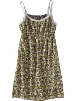 Women: Women's Printed Sundresses - Gray Print