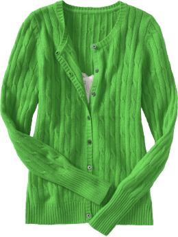 Women: Women's Softest Cable-Knit Cardigans - Bean Sprout