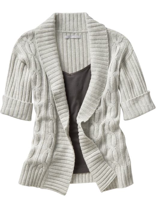 Women's Clothes: Women's Metallic Cable-Knit Cardigans: Cardigans Sweaters | Old Navy
