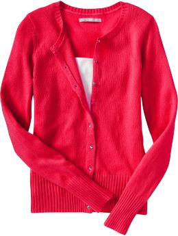 Women: Women's Faux-Gem Buttoned Cardigans - Endless Summer