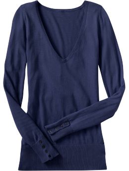 Women: Women's Perfect V-Neck Sweaters - Goodnight Nora