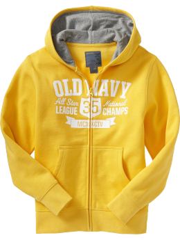 Boys Varsity-Style Logo Hoodies