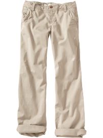 Women's Distressed Boyfriend Khakis
