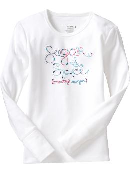 Girls Snug-Fit Sleep Tops