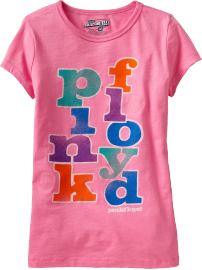 Girls Retro Rock Band Graphic Tees