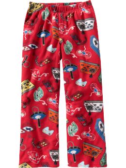 Boys Printed Performance Fleece Sleep Pants