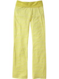 Women's Fold-Over Striped Lounge Pants