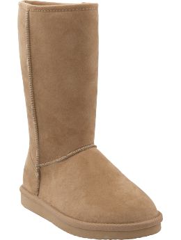 Girls: Girls Faux Fur-Lined Boots - Khaki
