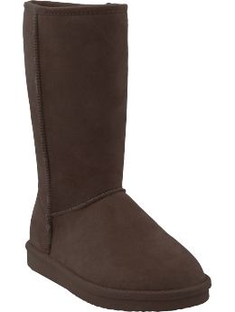 Girls: Girls Faux Fur-Lined Boots - Mole