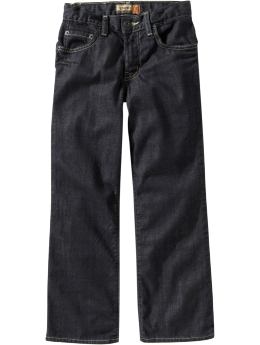 Boys: Boys Dark-Rinse Regular-Fit Jeans - Bosporus