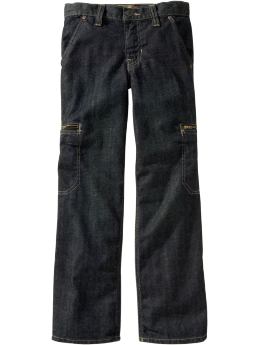 Boys: Boys Zip-Pocket Cargo Jeans - Bosporus