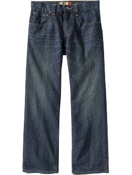 Boys: Boys Reverse-Wash Regular-Fit Jeans - Classic Blue