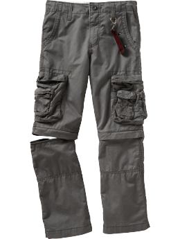 Boys Convertible Cargos (With Skateboard Keychain)