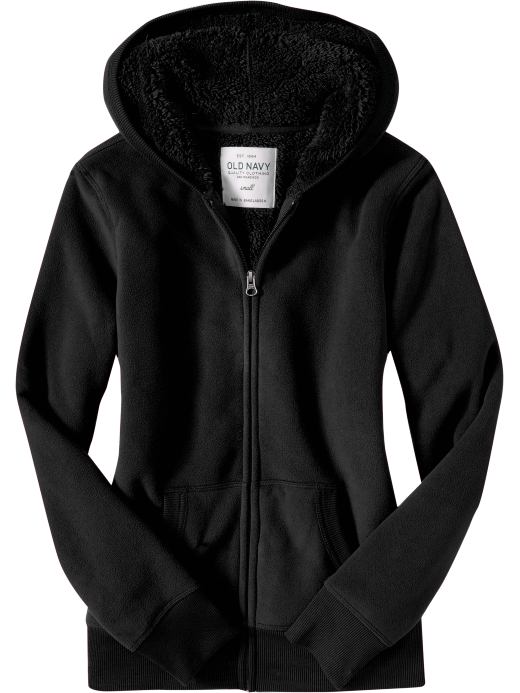 Women's Clothes: Women's Sherpa-Lined Performance Fleece Hoodies: Hoodies | Old Navy
