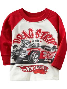 Baby Boys: Hot Wheels Graphic Tees for Baby - Crimson Red