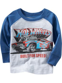 Baby Boys: Hot Wheels Graphic Tees for Baby - Ink Blue