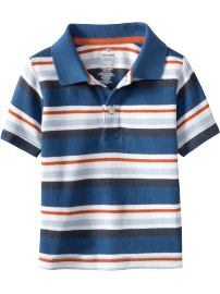 Multi-Stripe Pique Polos for Baby