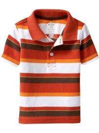 Multi-Stripe Pique Polos for Baby
