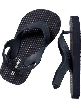 Baby Boys: Flip-Flops for Baby - Ink Blue